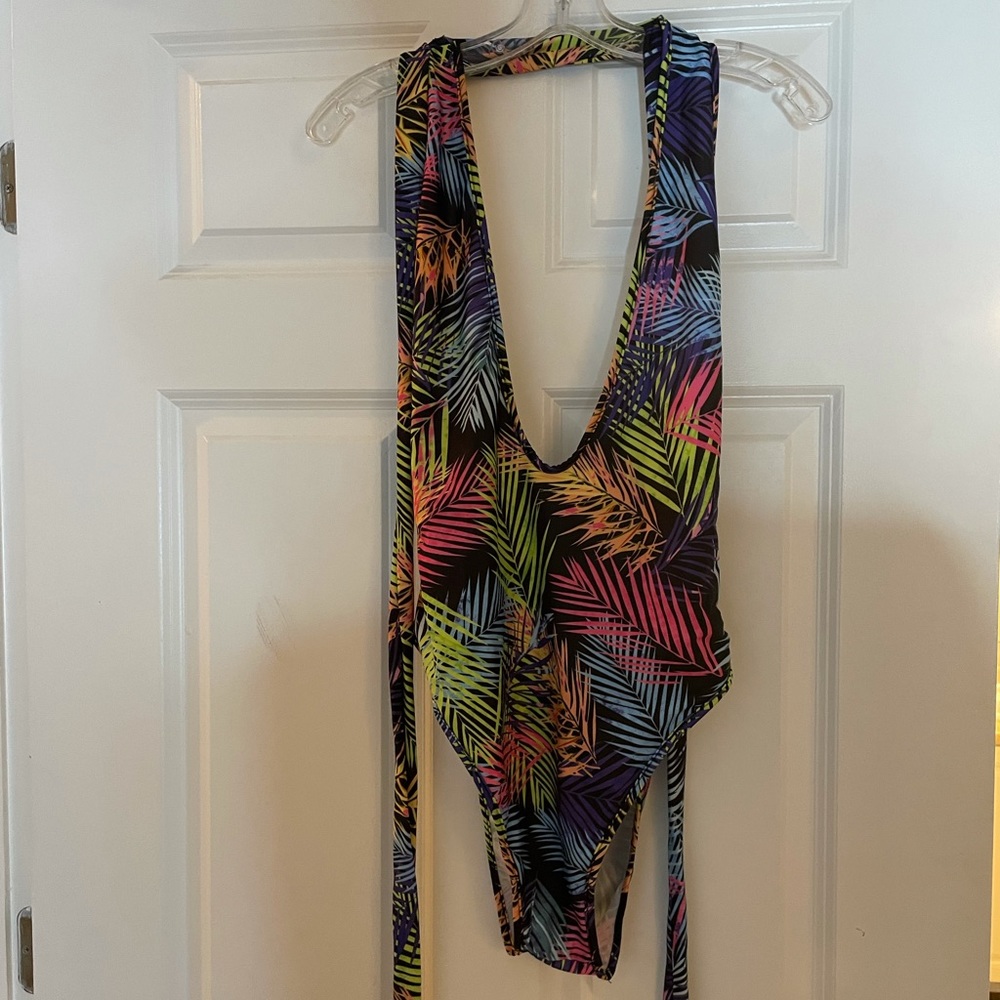 Never worn colorful swimsuit